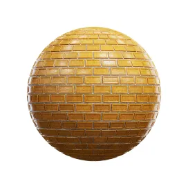 Yellow brick wall 4